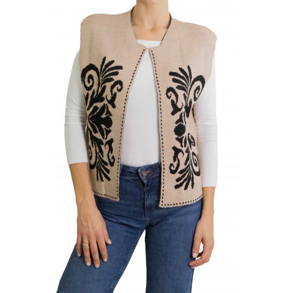 Gilet fantasia aperto